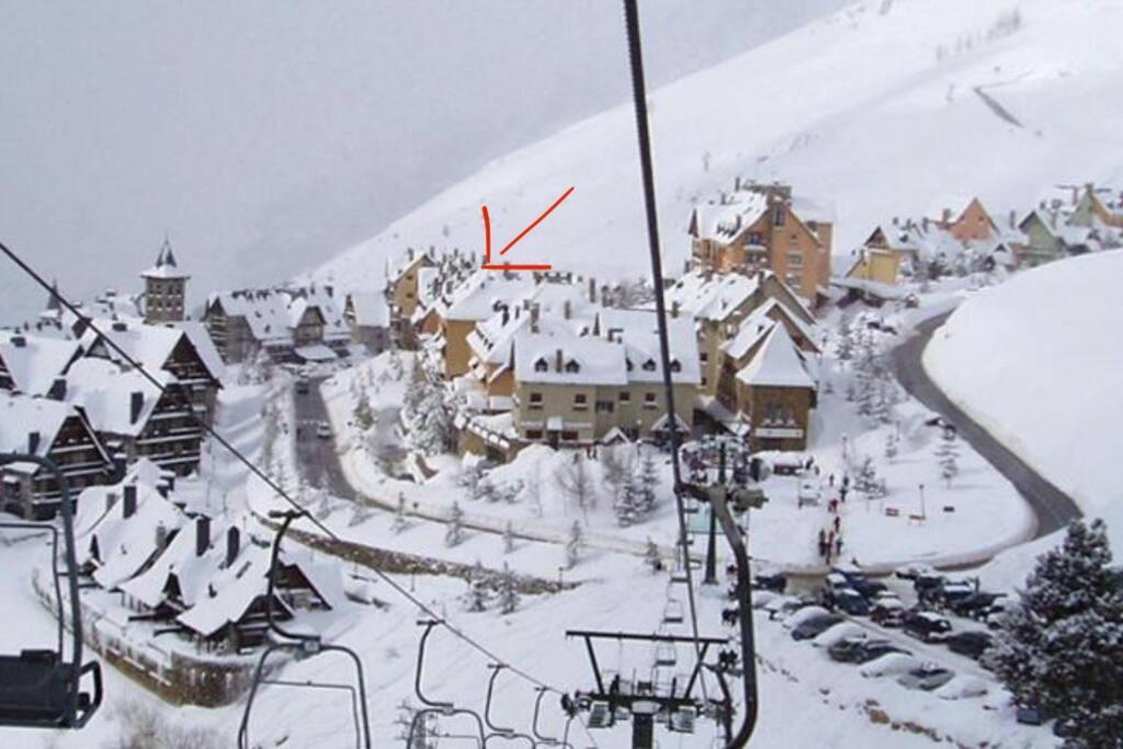 Wow Views Next To The Ski Lift! 바케이라-베렛 외부 사진